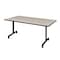 Kobe Rectangle Training Table, 72" W, 29" H, Laminate Top, Maple MKTRCC7230PL - alternate 1